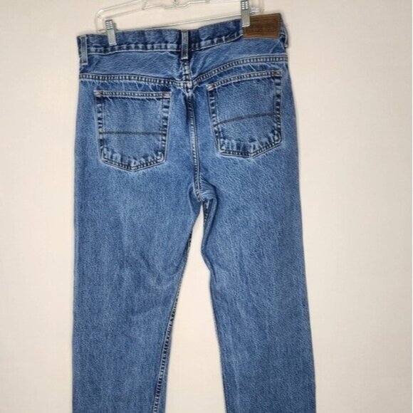 Schmidt Workwear  Carpenter Denim Blue straight leg Jeans 100% Cotton size 36x36 - Picture 3 of 8